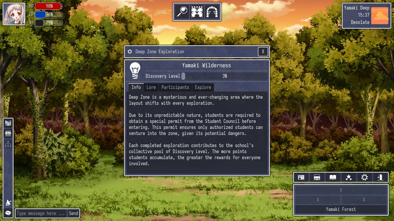 Deep Zone Exploration