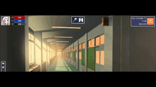 Day-Night Cycle in Sentou Gakuen